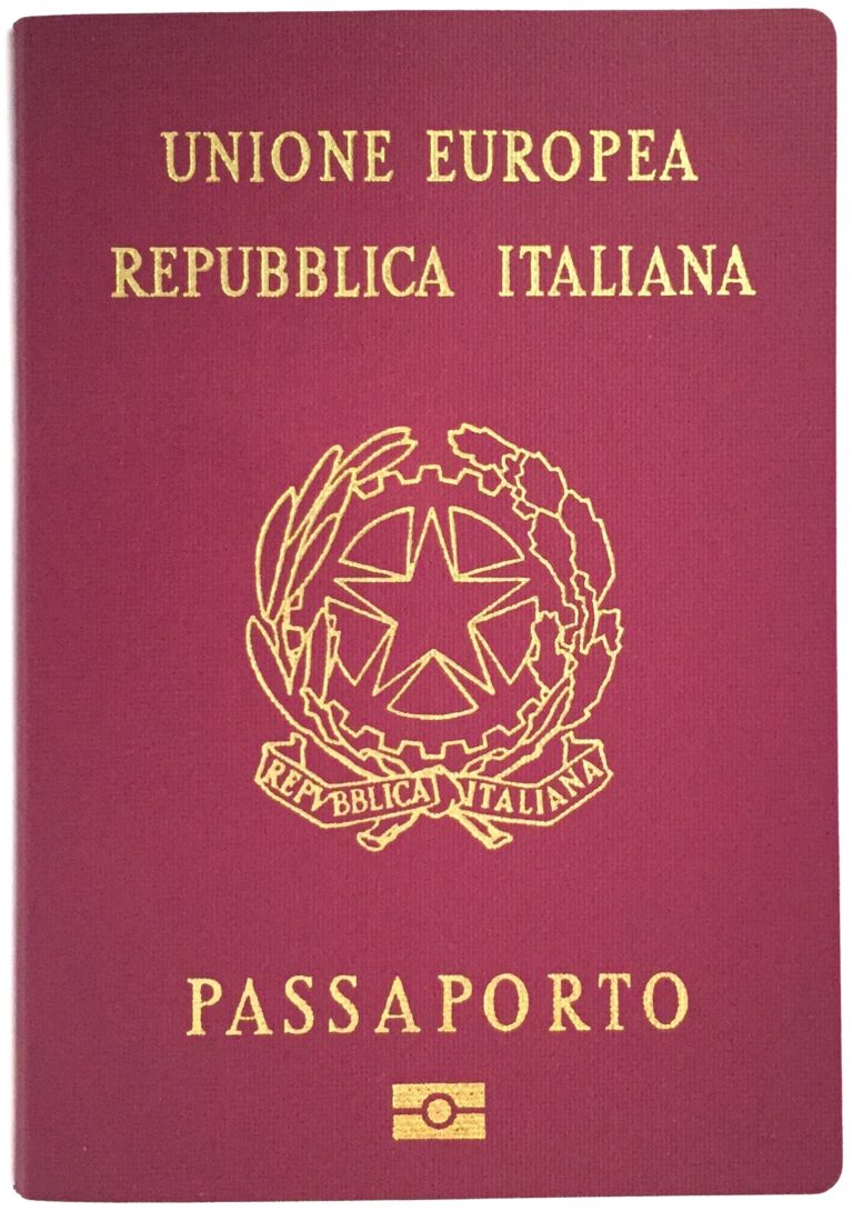 COSA CI VUOLE PER IL PASSAPORTO