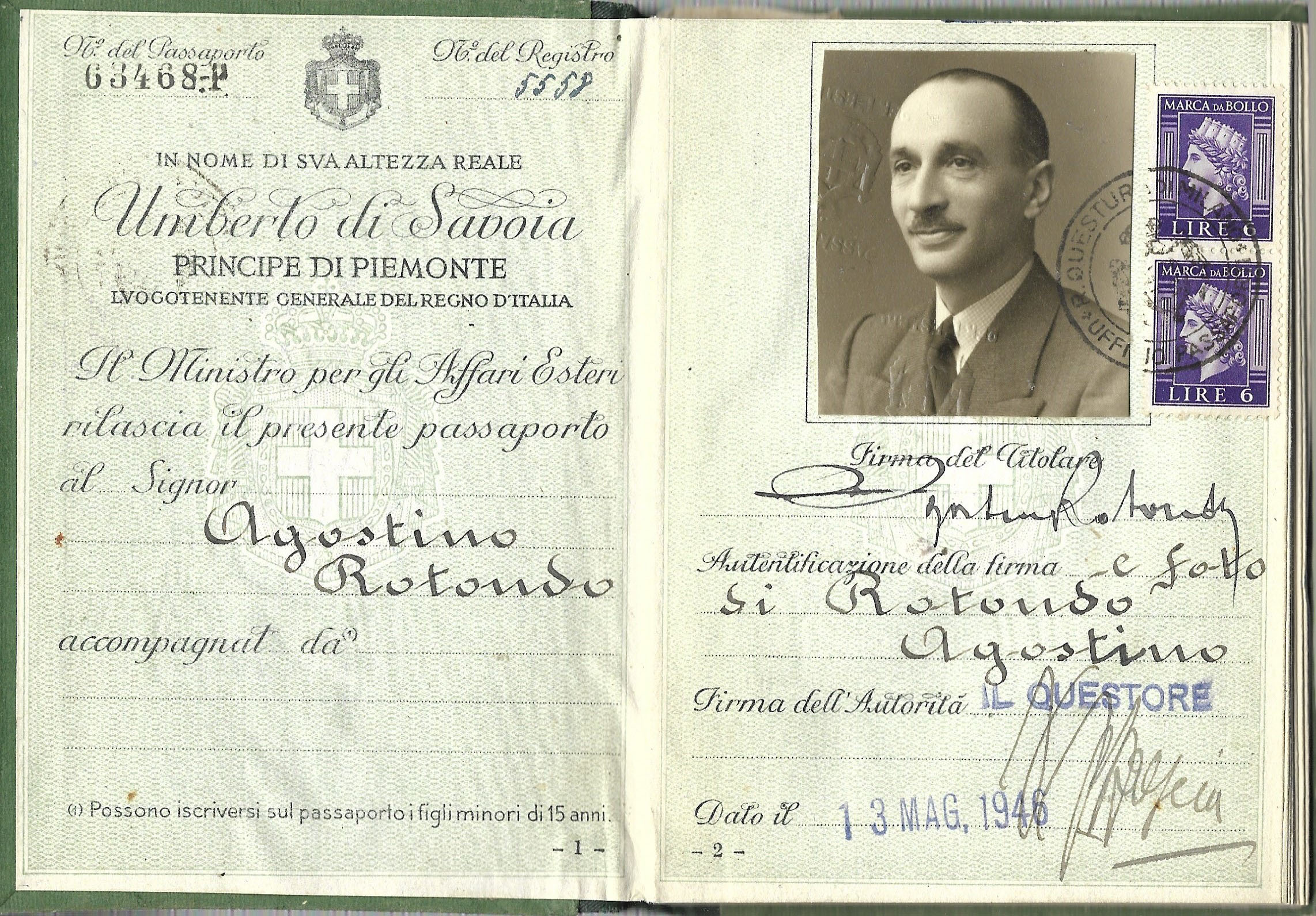 RINNOVO PASSAPORTO QUESTURA PRATO