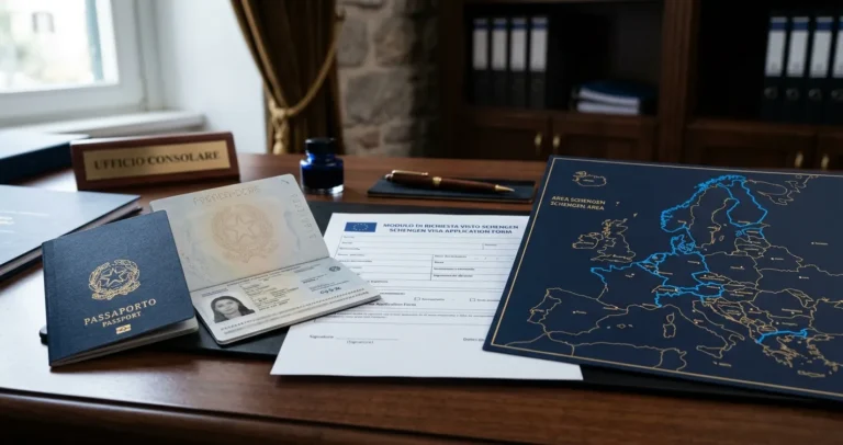 Visto Schengen requisiti documenti - passaporto e modulo di domanda per area Schengen