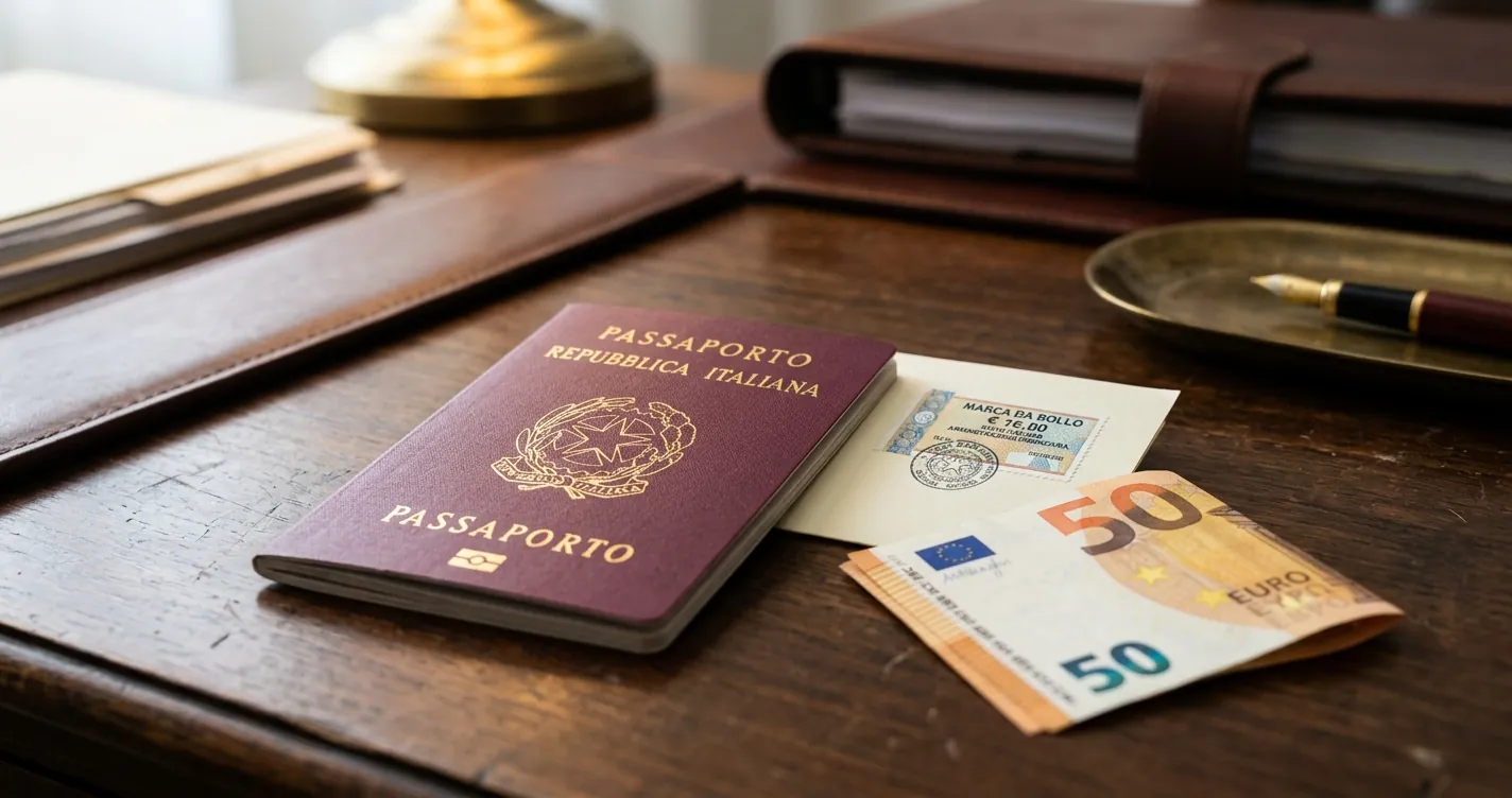 Contributo amministrativo passaporto 73,50 euro - dove pagare la marca da bollo