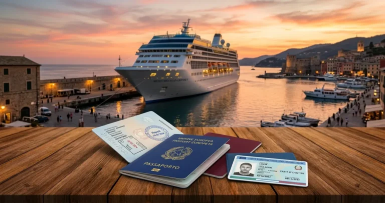 Passaporto per crociera nel Mediterraneo - documenti necessari per imbarcarsi