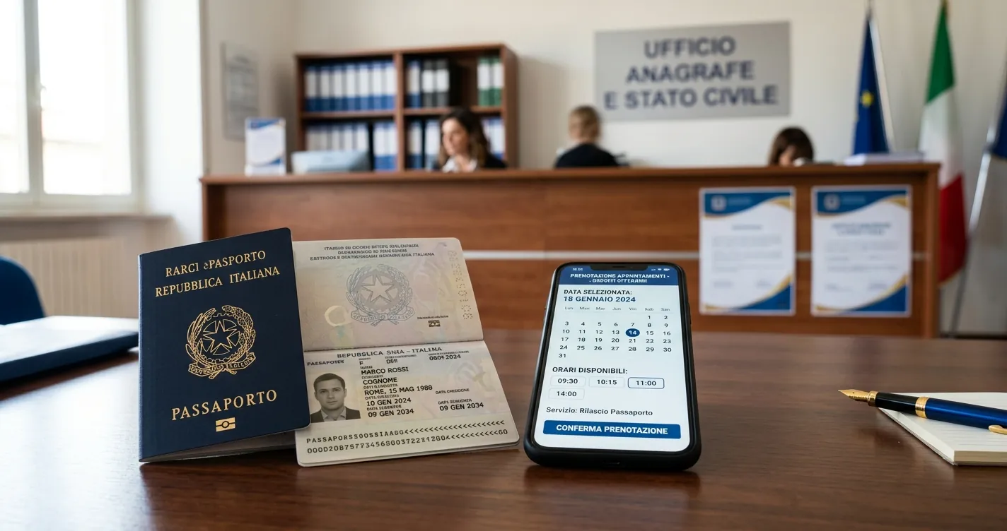 Appuntamento passaporto Reggio Emilia - prenotazione online presso la Questura
