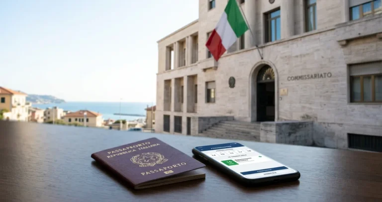 Questura Rimini appuntamento passaporto: passaporto elettronico e prenotazione online davanti a un ufficio istituzionale