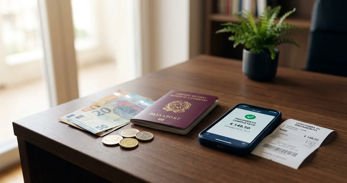 Costo passaporto italiano 2026: passaporto elettronico, euro e pagamento digitale