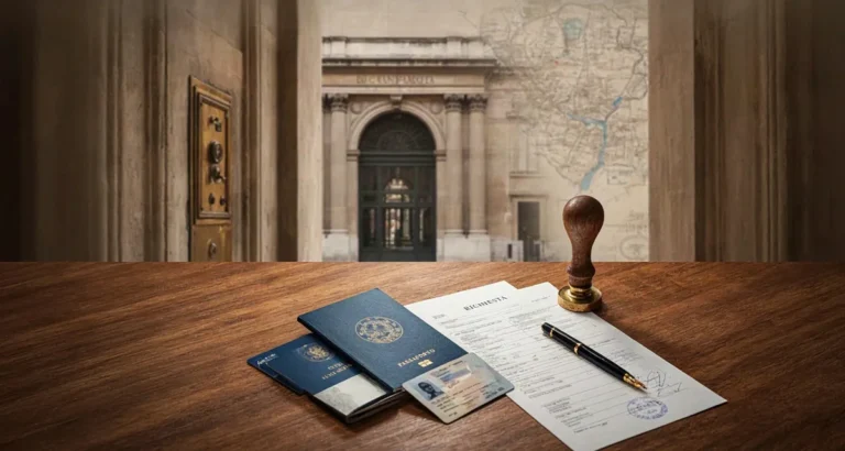 Consolato moldavo Roma passaporto: ingresso della Sezione Consolare dell'Ambasciata della Moldova in Via Cherubini e documenti per il rinnovo