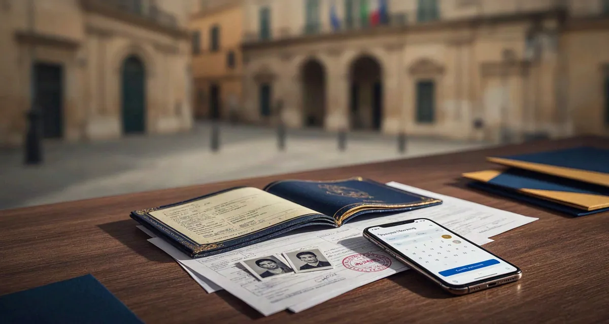 Questura Taranto prenotazione passaporto: ricevuta dell'Agenda Passaporti con data e ora dell'appuntamento e documenti richiesti allo sportello di via Giovanni Palatucci 5