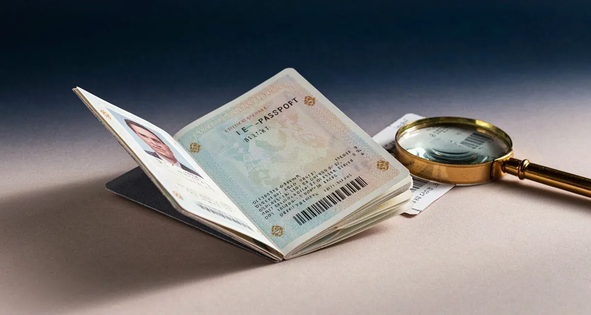 Numero passaporto sul libretto italiano: pagina dei dati, codice alfanumerico in alto a destra e seconda riga della zona a lettura ottica